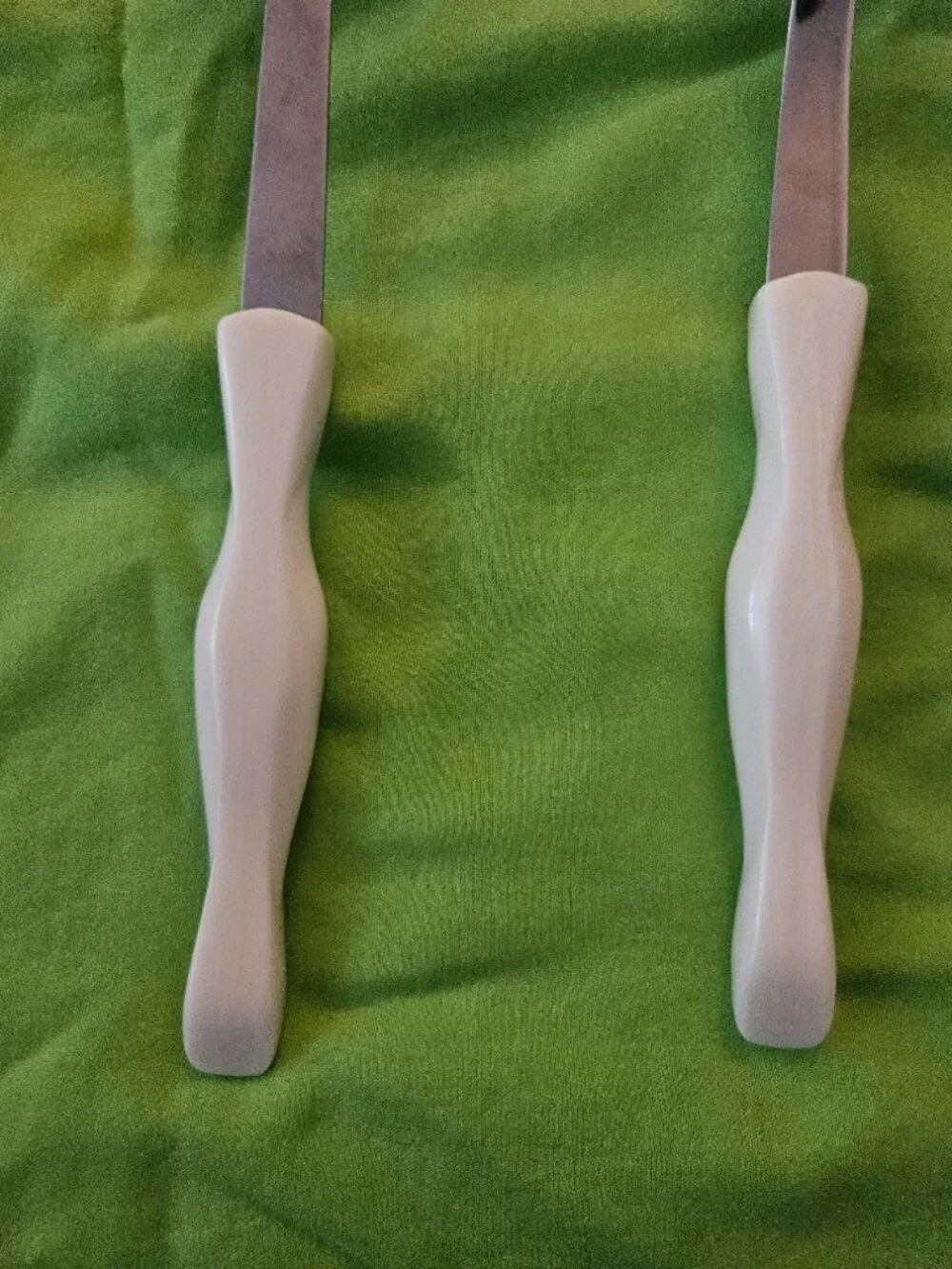 Vintage CUTCO White Pearl Lot Of 3 Spatula Ladle Serving Spoon READ